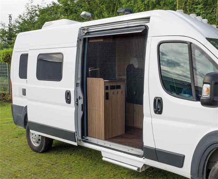 Dveře s ochranou proti hmyzu, skládané REMIcare II Van pro Fiat Ducato vysoký/dlouhý, pro pravostranné řízení 310632