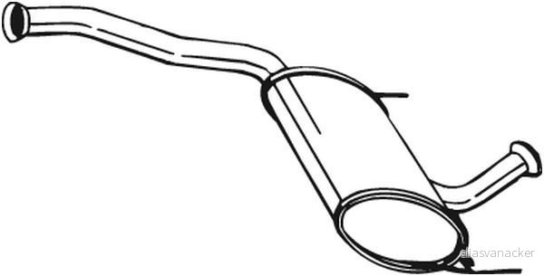 BS 281-693 Střední tlumič výfuku BOSAL