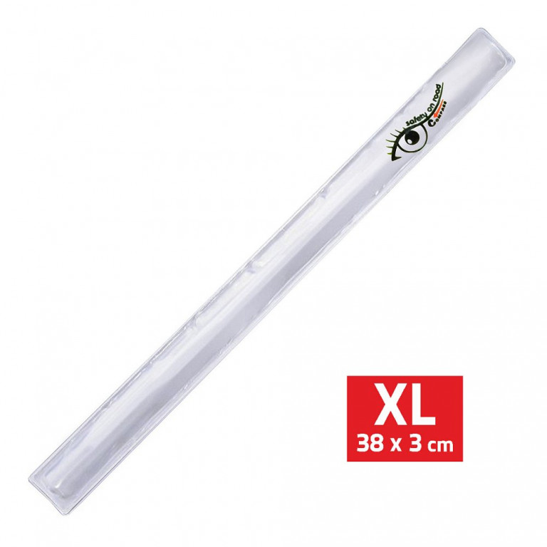Pásek reflexní ROLLER XL 3x38cm S.O.R. stříbrný 704559 Pásek reflexní ROLLER XL 3x38cm S.O.R. stříbrný 704559