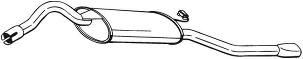 BS 281-097 Zadni tlumic vyfuku BOSAL