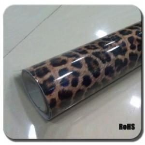 Imitace kůže leopard zlatý polepová fólie 152x2700cm - interiér/exteriér BW02-270