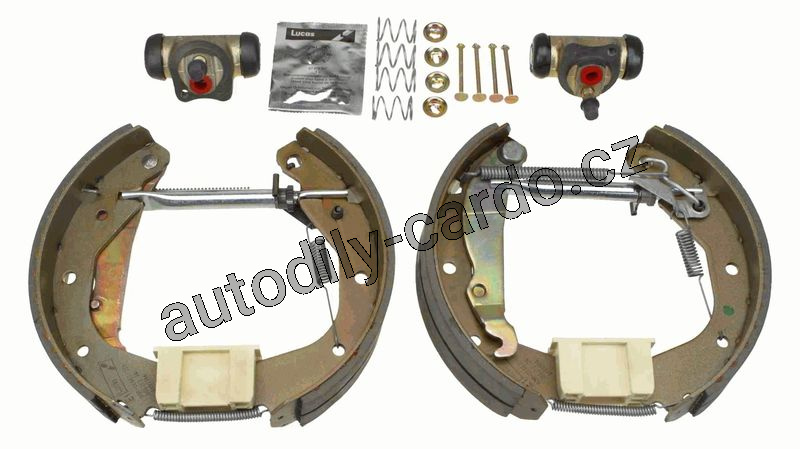 Sada brzdových čelistí TRW GSK1626 - Superkit OPEL