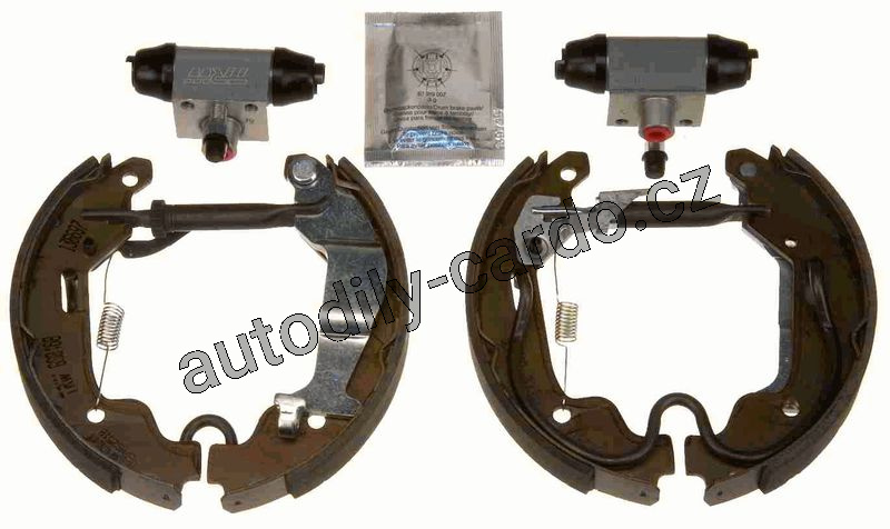 Sada brzdových čelistí TRW GSK1688 - Superkit OPEL