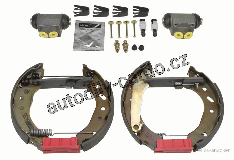Sada brzdových čelistí TRW GSK1657 - Superkit FORD