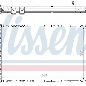 Chladič motoru NISSENS 63249A