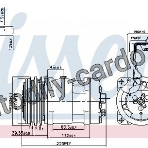 Kompresor klimatizace NISSENS 89776 Kompresor klimatizace NISSENS 89776