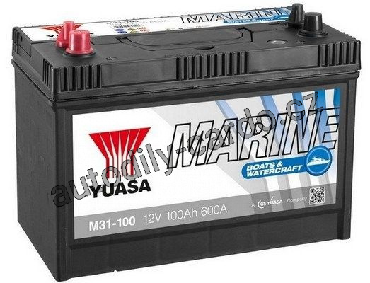 Autobaterie YUASA M31-100 100Ah 600A 12V L+ /330x173x240/