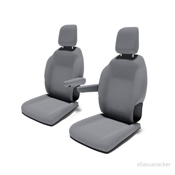 Potahy sedadel DriveDressy pro Ducato/Jumper/Boxer (od r. 2014), šedé 308030