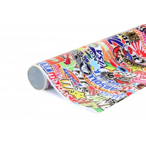 Stickerbomb TLK-040 polepová fólie 152x700cm - interiér/exteriér TLK-040-070
