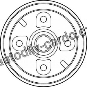 Brzdový buben TRW DB4251 – DAIHATSU MOVE, CUORE IV