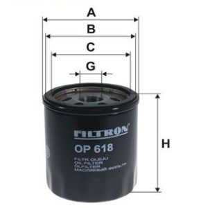 FI OP618 filtr olejový FILTRON FI OP618 filtr olejový FILTRON