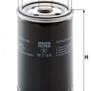 Hydraulický filtr MANN W719/4 (MF W719/4) Hydraulický filtr MANN W719/4 (MF W719/4)