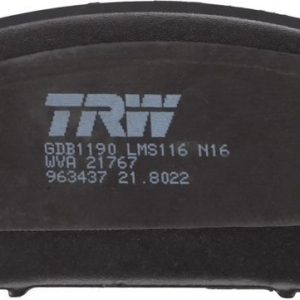 Sada brzdových destiček TRW GDB1190 – TOYOTA