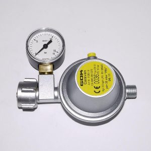 Regulátor tlaku plynu 30 mbar s manometrem GOK 0,8 kg/h výstup 8 mm 305258 Regulátor tlaku plynu 30 mbar s manometrem GOK 0,8 kg/h výstup 8 mm 305258