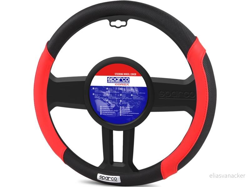 DO SPC1113RS Potah volantu SPARCO, design 1113, červený 206152