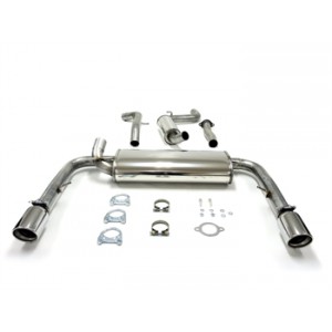 Duplexní nerezový výfuk 1x100mm Volvo C70 II Kabriolet 02VO004-10D