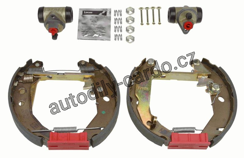 Sada brzdových čelistí TRW GSK1648 - Superkit FORD