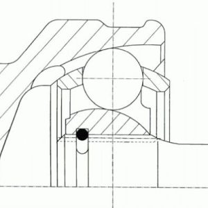 Sada kloubů, hnací hřídel LÖBRO 302094 – HONDA