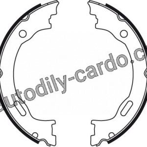 Sada brzdových čelistí TRW GS8475 Sada brzdových čelistí TRW GS8475