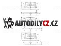 BD S943 Brzdové desticky sada - STARLINE