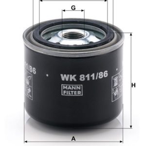 Palivový filtr MANN WK811/86 (MF WK811/86)