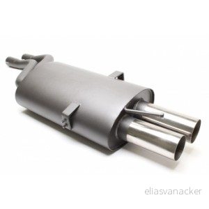 Sportovní tlumič výfuku 2x76mm BMW 3 Touring (E46) - 320i+Ci+325i+Ci+330i+Ci EVOE466E276S