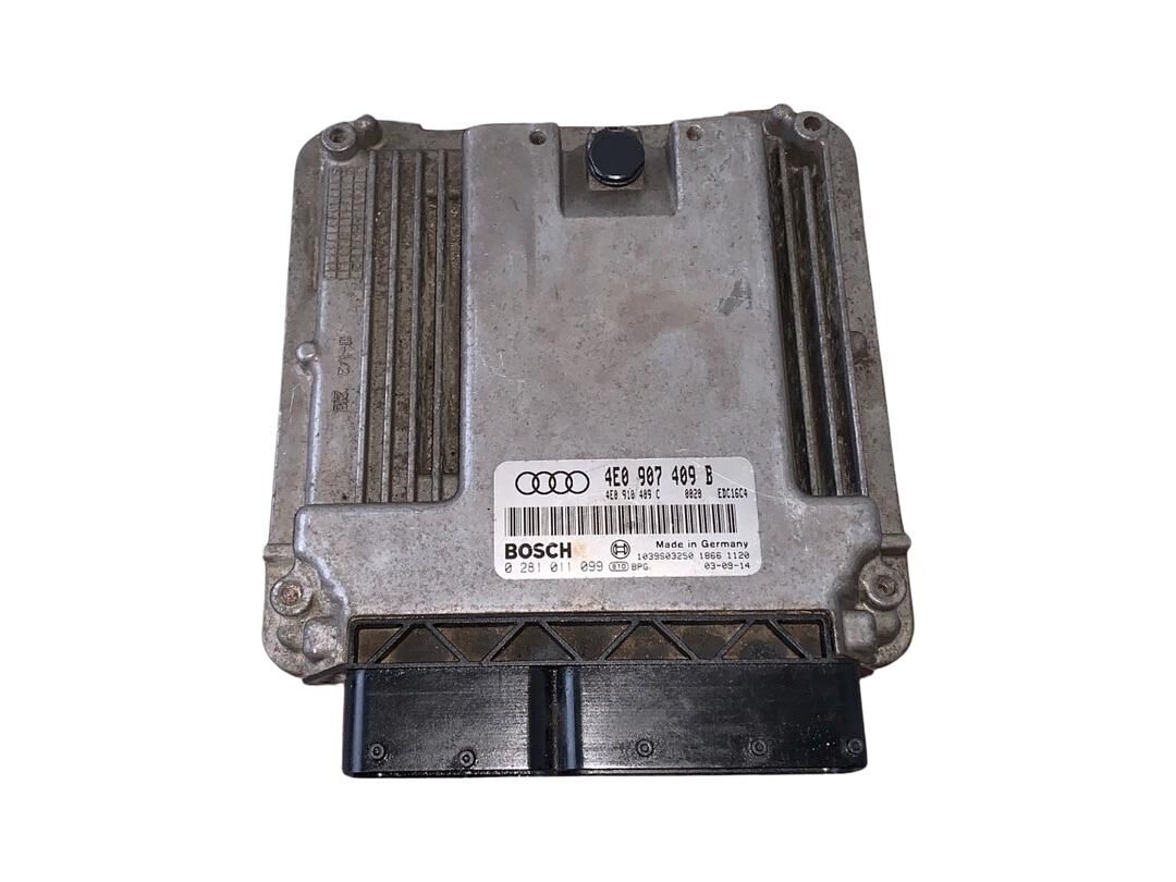 Audi A8 4E D3 S-Line sedan r.v. 2004 řídící jednotka motoru ASE 4E0907409B S5VX3T35679