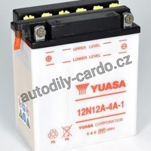 Motobaterie YUASA 12N12A-4A-1 12Ah 113A 12V L+ /134x80x160/