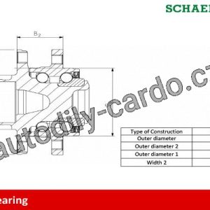 Sada ložisek kol FAG 713660340 – VOLVO V70 S60 2.4T AWD zadní 09.2001 – Sada ložisek kol FAG 713660340 – VOLVO V70 S60 2.4T AWD zadní 09.2001 –