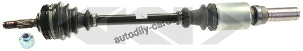 Hnací hřídel LÖBRO 303352 – CITROËN, PEUGEOT Hnací hřídel LÖBRO 303352 – CITROËN, PEUGEOT