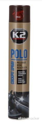 Cockpit sprej K2 POLO Cola 750ml 743731 Cockpit sprej K2 POLO Cola 750ml 743731