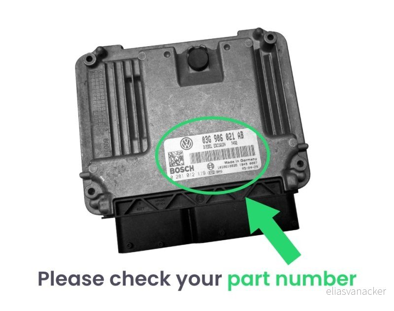 Řídící jednotka EDC17C64 VOLKSWAGENVW 04L906021BH BOSCH 0281030371