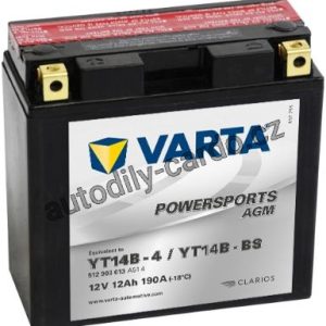 Moto baterie VARTA VT 512903 12Ah 130A 12V L+ Y11 FUNSTART AGM /152x70x150/ YT14B-4 / YT14B-BS