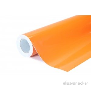 Lesklá oranžová polepová fólie 152x500cm - interiér/exteriér GF09-050