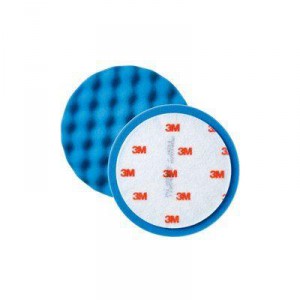 Kotouč lešticí pěnový Modrý, měkký-wafle, 150mm 3M50388