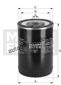 Palivový filtr MANN WK729 (MF WK729)